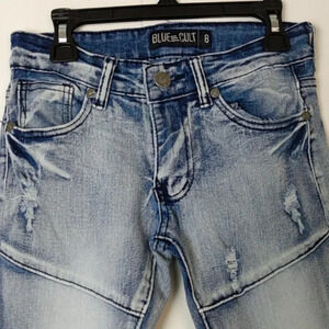 Youth Denim Distressed Jeans Size 8